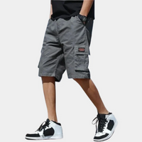 Stylische Shorts mit mehreren Taschen für Herren | Cargo – Grau