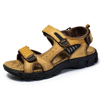 Herren stützende Walkingsandalen | Trekking – Gelblich braun
