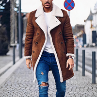 Herren warmer dicker Mantel | Winter – Braun
