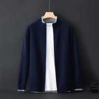 Herren weiche Herbstjacke | leichte – Marine
