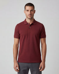 Jarvex - Weiches Poloshirt – Bordeaux