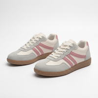 Nala | Bequeme Komfort-Sneaker – Weiß/Rosa