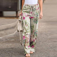 Katrina | Elegante Hose mit Blumenprint Women – Rosa
