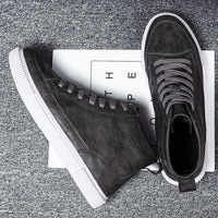 Bequeme Herren Lederschuhe – Schwarz