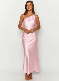 Heidi-Mode | Hochzeitsgast Abendkleid Maxi – Rosa