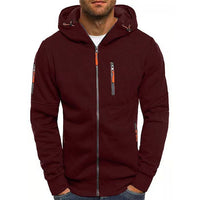 Maxi | Stilvoller Herren-Hoodie – Weinrot