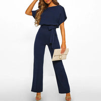 Sophie | Schicker Jumpsuit – Navy blau