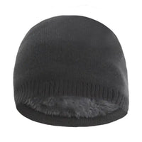 Ida | Damen Kuschelige Gefütterte Wintermütze – Grau