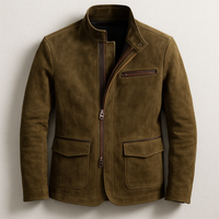 Torin – Elegante Jacke Mit Reißverschluss Und Taschen – Braun