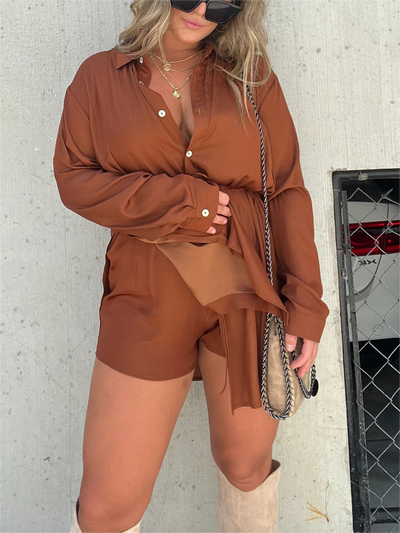 Vanesse - Stylischer Satin-Overall