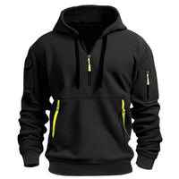 Kian | Modischer Kapuzenpullover – Schwarz