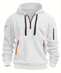 Kian | Modischer Kapuzenpullover – Weiß