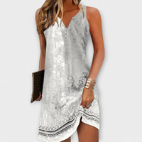 Tessa – Midi-Kleid – Weiß