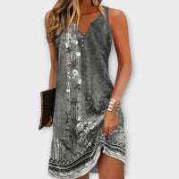 Tessa – Midi-Kleid – Grau
