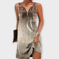 Tessa – Midi-Kleid – Gold