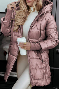 Astrid | Herbstjacke aus Baumwolle – Rosa