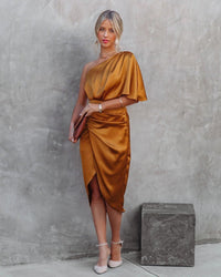 Maelle - Chic Dress – Orange