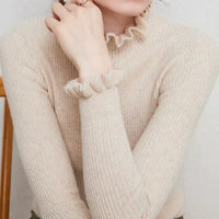 EMILIA – Herbstpullover aus weichem Stoff – Beige