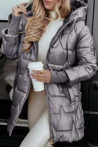 Astrid | Herbstjacke aus Baumwolle – Grau