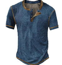 Flynn | Vintage-T-Shirt für Herren – Dunkelblau