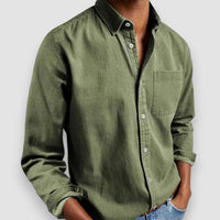 Hugo | Shirt With Breast Pocket – Grün