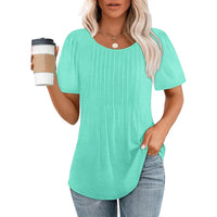 Heidi-Mode | Sommer Elegantes T-Shirt – Hellgrün