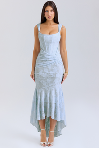 Carisia | Maxi Dress – Blau