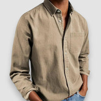 Hugo | Shirt With Breast Pocket – Beige