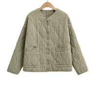 Zara™ - Vintage Steppjacke – Olivgrün
