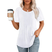 Heidi-Mode | Sommer Elegantes T-Shirt – Weiß