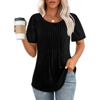 Heidi-Mode | Sommer Elegantes T-Shirt – Schwarz