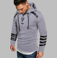 Sommerlicher Hoodie für Herren - Leichter Pullover mit Kapuze – Grau