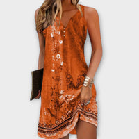 Tessa – Midi-Kleid – Orange