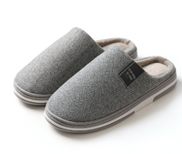 Unisex Hausschuhe – Orthopädische und Bequeme Hausschuhe für den Winter – Grau