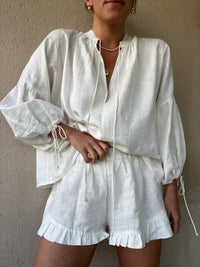 Alessia - Zweiteiliges Sommer-Set – Weiß