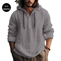 ANGELI | Luxus-Kapuzenshirt – Grau