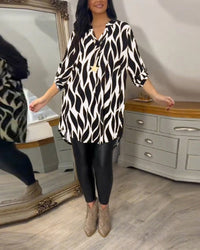 Vicky - Lässige Bluse mit leichtem Stoff – Weiß