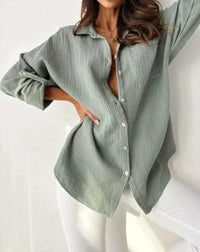 Adela - Frühling-Sommer-Bluse – Grau