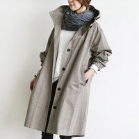 Mandy | Eleganter Wasserdichter Trenchcoat – Grau