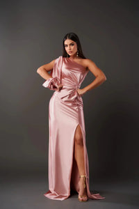 Yoli™| Elegantes Kleid – Rosa