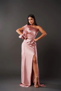Isabelle - Elegantes Kleid mit Finesse – Rosa