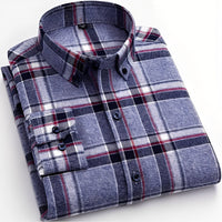 Nikolas - Elegantes Herrenshirt mit Karomuster – Grau