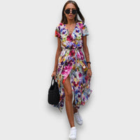 Liorah – Wickelkleid mit Sommercharme – Weiß