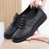 Marlene™ | Komfort Leder-Orthopädische Schuhe – Schwarz