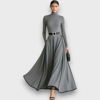 Mirelia – Elegantes Maxikleid – Grau