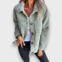 Yarila – Kuschelige Jacke – Grün