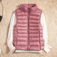 Sophie - Äußerst leichte, warme Weste – Rosa