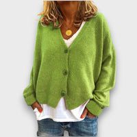 Shamira – Strick-Cardigan – Hellgrün