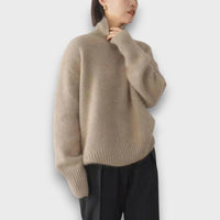 Elandra – Rollkragenpullover – Khaki