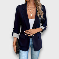 Elviane – Klassischer Blazer – Marine